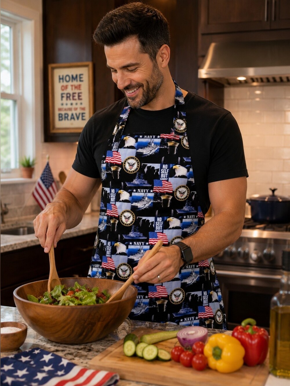 Reversible Patriotic Apron